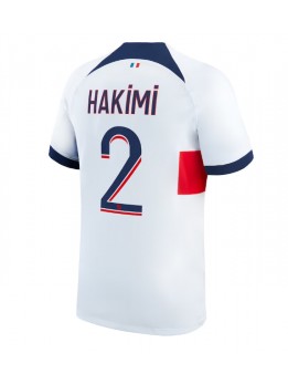 Paris Saint-Germain Achraf Hakimi #2 Auswärtstrikot 2023-24 Kurzarm